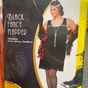 Black flapper Halloween costume 🎃🦇